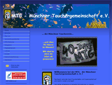 Tablet Screenshot of mtg-tauchen.de